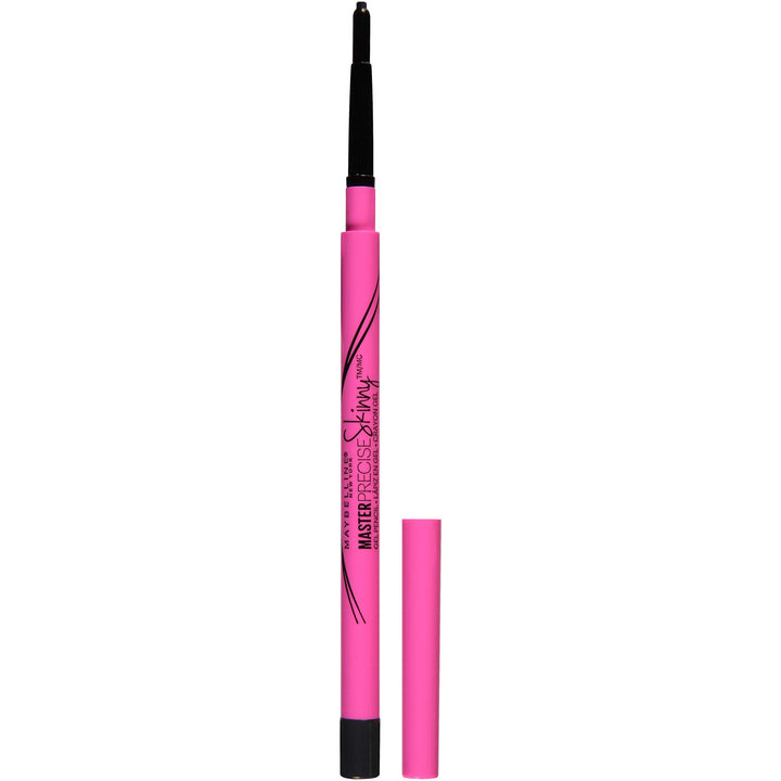 MAYBELLINE Master Precise Skinny Gel Eyeliner Pencil, Defining Black, 1 Count & Lash Sensational Washable Mascara, Lengthening and Volumizing for a Full Fan Effect