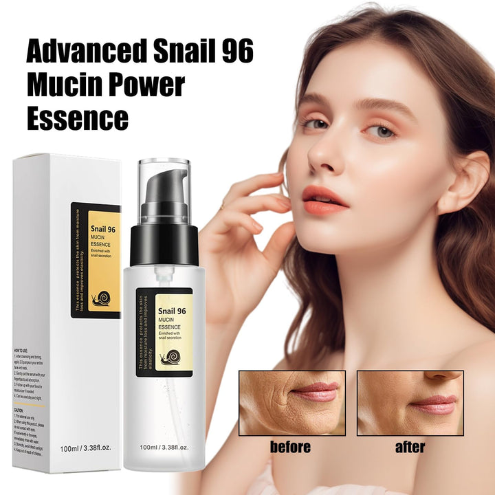 Advanced Snail Mucin 96% Power Repairing Essence, Snail 96% Mucin Essence - Anti-Aging Serum, with Snail Secretion Filtrate for Dull and Damaged Skin (2)