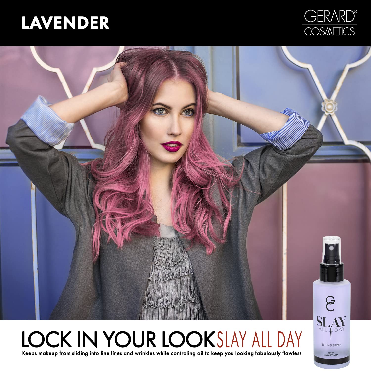 Gerard Cosmetics Slay All Day Setting Spray Lavender