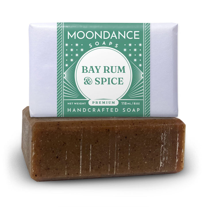 Bay Rum Soap by MoonDance Soaps - Handmade Soap with Cocoa Butter and Shea Butter