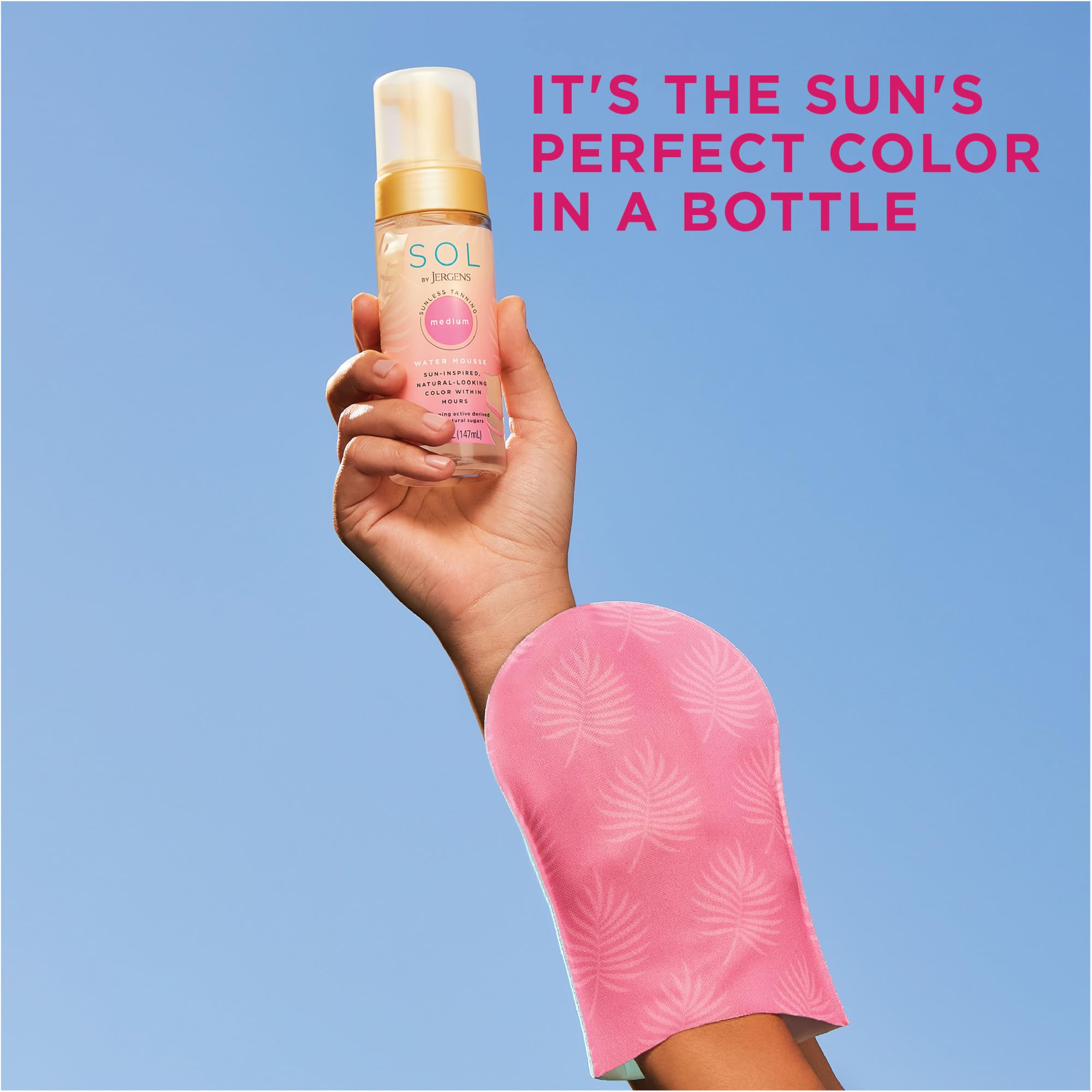 Sol By Jergens Medium Water Mousse