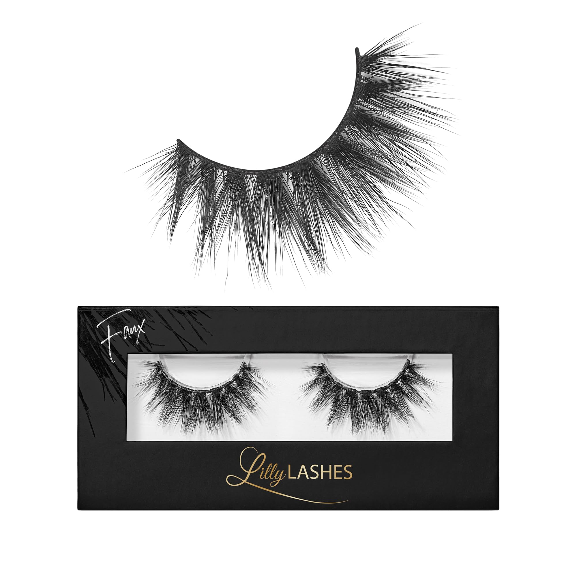 Lilly Lashes 3D Mink Mykonos | False Eyelashes | Dramatic Look and Feel | Reusable | Non-Magnetic | 100% Handmade