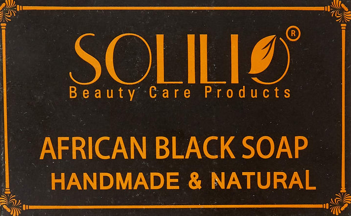 SmellGood - African Black Soap, totally natural, best quality, raw and organic soap, great for body and face wash, imported from Ghana, 8oz bar, 10 Units Set