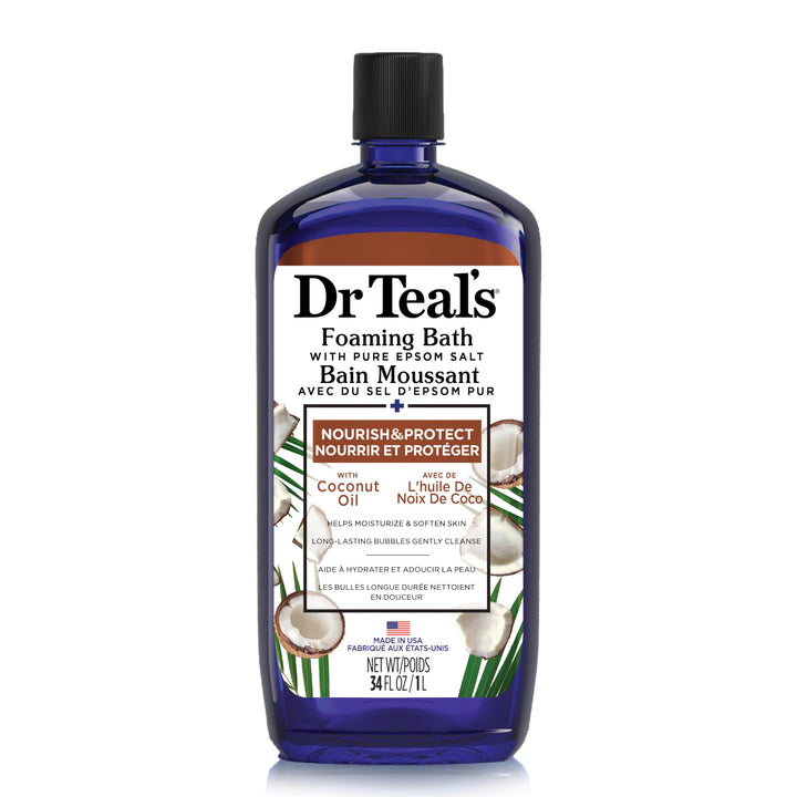 Dr Teal's Coconut Oil Foaming Bath, 34 fl oz
