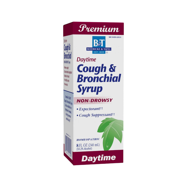 Nature's Way Boericke & Tafel Daytime Cough & Bronchial Syrup, Cough Suppressant & Expectorant, Non-Drowsy, 8 Fl. Oz