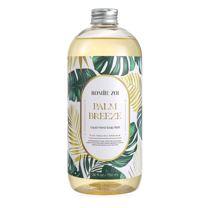 ROMIIE ZOI Liquid Hand Soap Refill, Palm Breeze,750 ML/26 FL OZ