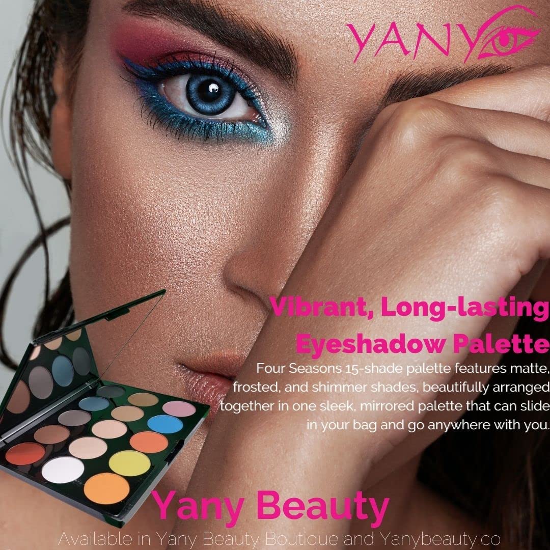 YANY Beauty - Minah Collection 15-Shades Eye Shadow Palette with Mirror
