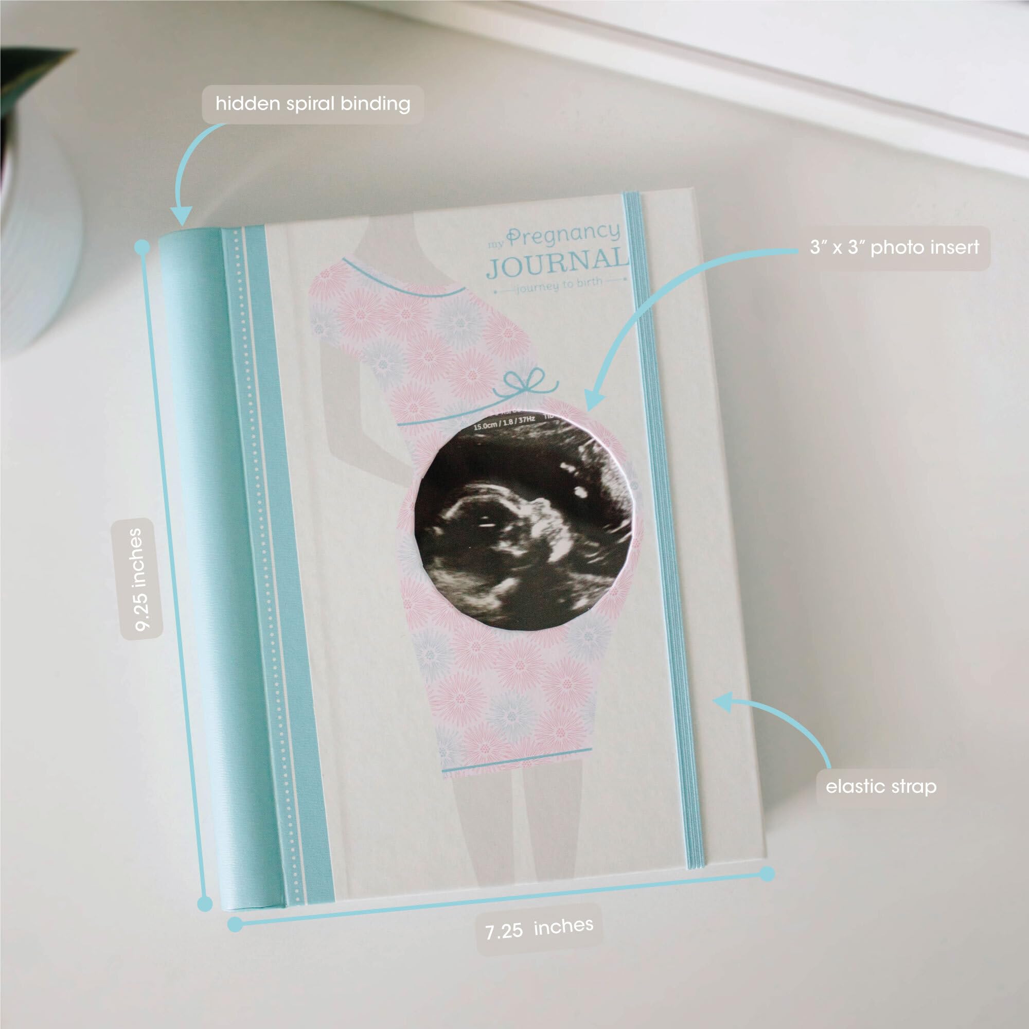 Pearhead My Pregnancy Journal, Pregnancy Book, Capture Every Precious Moment of Your Pregnancy, Gift for New Mom