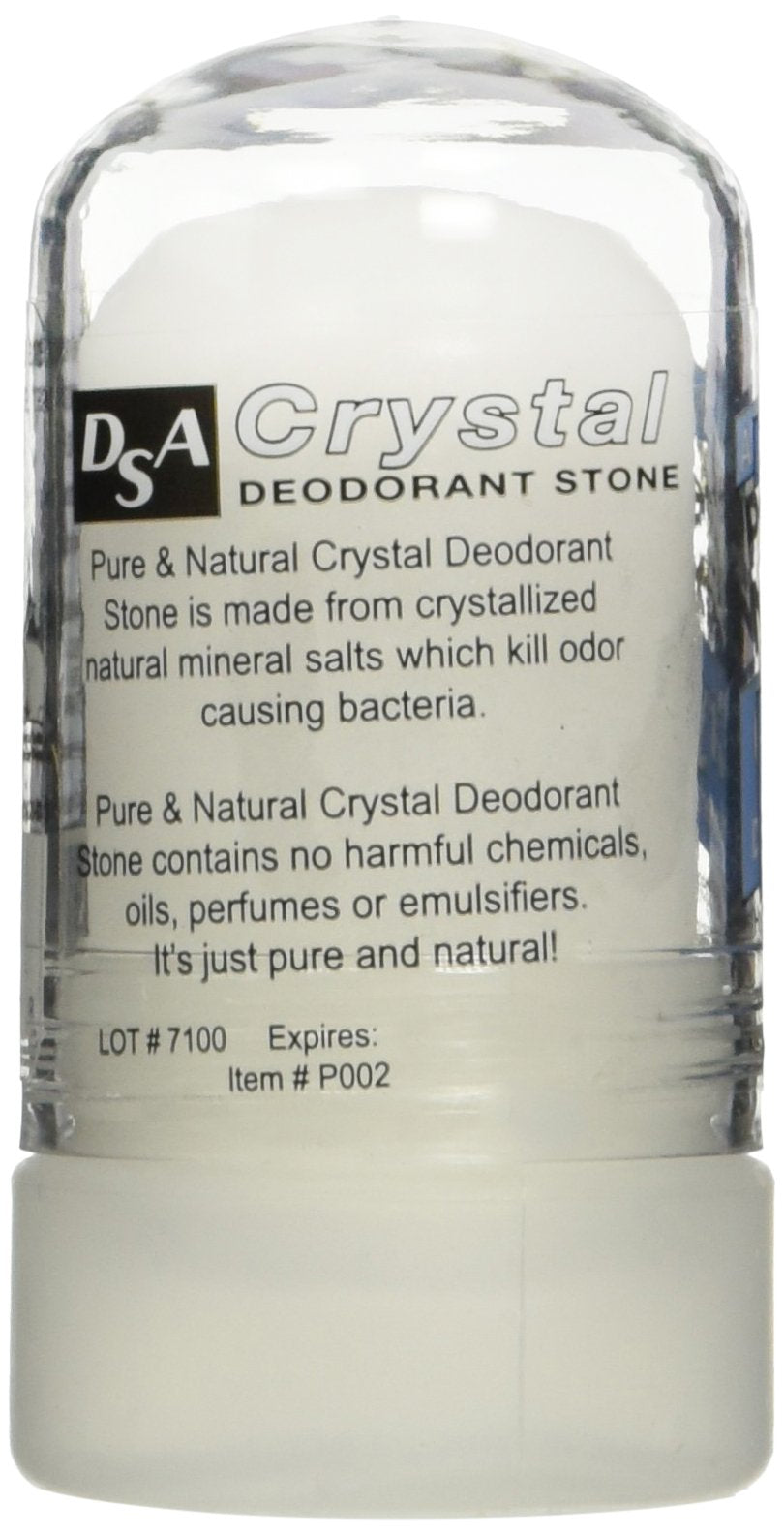 Thai Deodorant Stone Pure and Natural Crystal Mini Stick, 2.125 Ounce