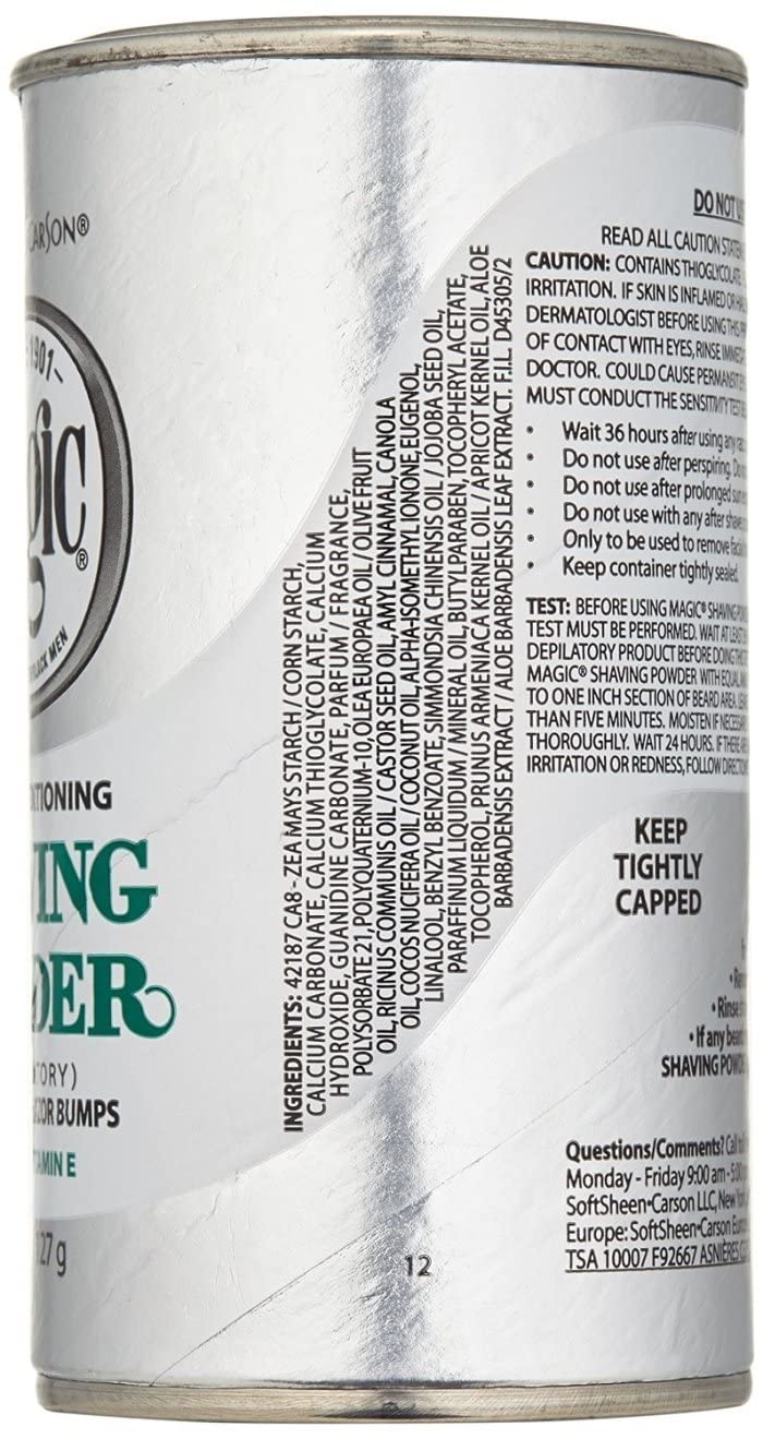 Magic Shave Shaving Powder Platinum-4.5 oz