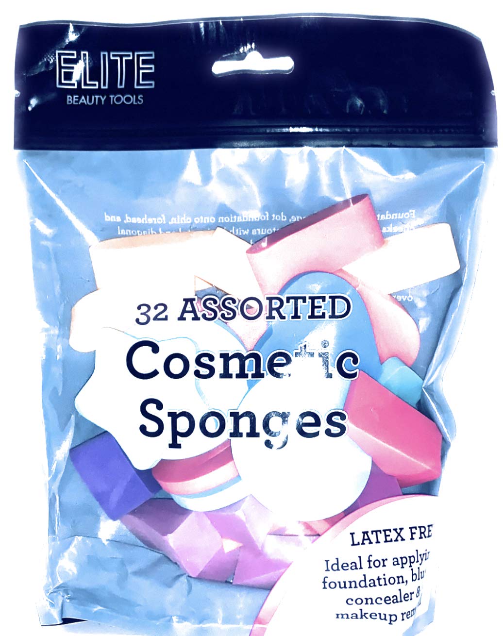 Swissco Assorted Cosmetic Sponges (Pack of 24)
