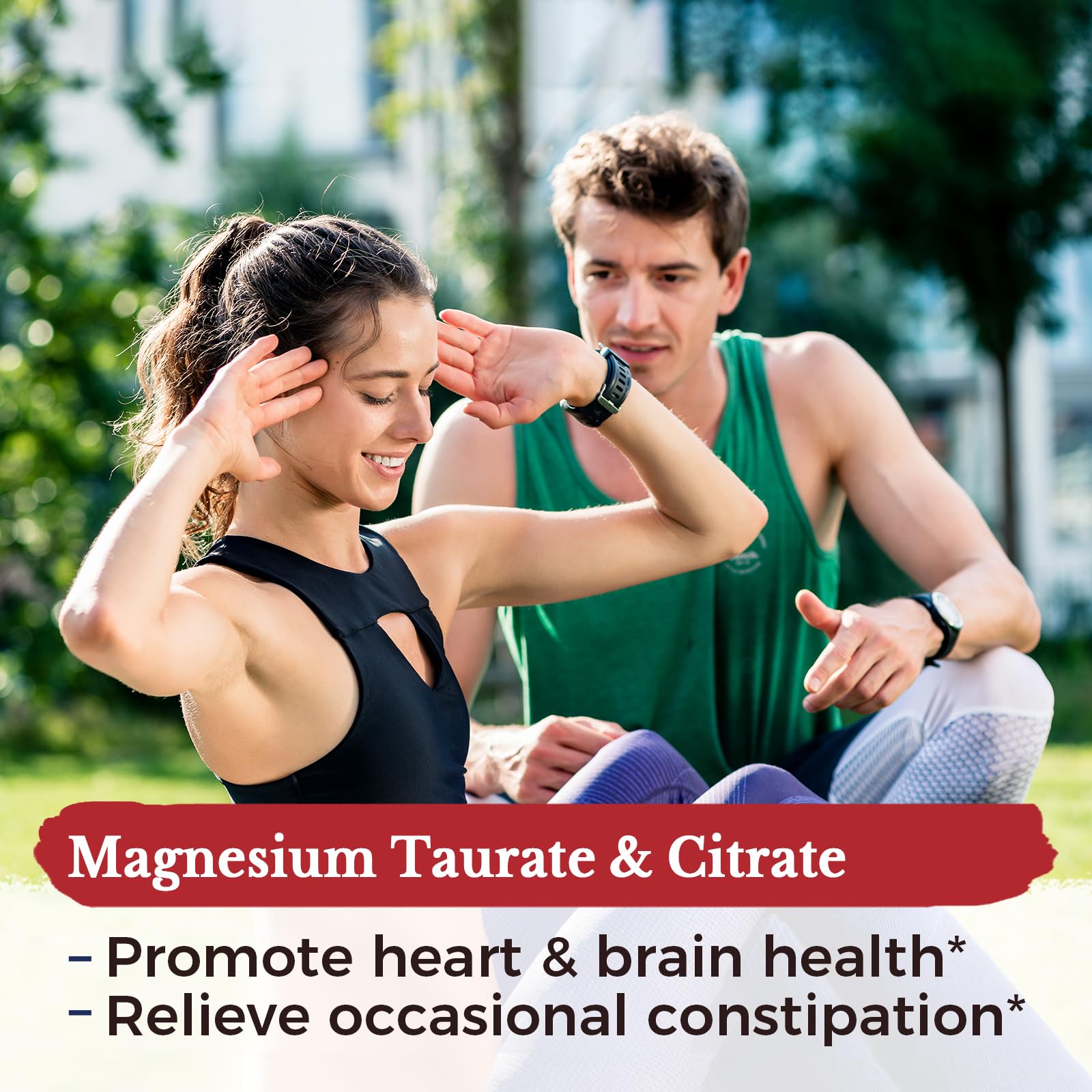 Vitalitown Magnesium Complex Supplement 500mg - Maximized Absorption Chelated Magnesium Glycinate, Malate, Taurate & Citrate - Vegan Non-GMO Magnesium 120 Capsules for Sleep, Muscle, Energy & Heart