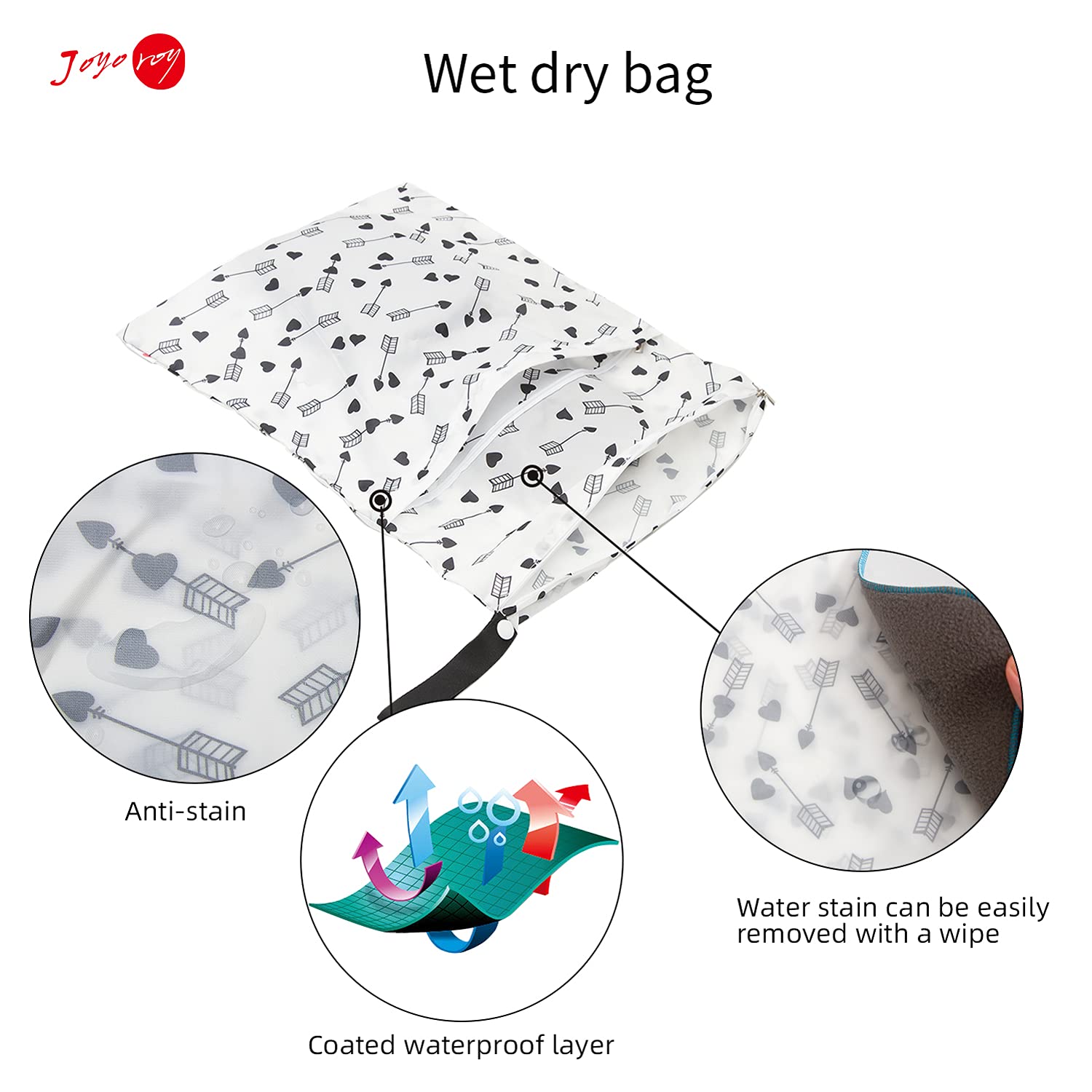 Joyo roy Yoga Bag Gym Bag Dry Bag Pump Bag Wet Dry Bags Wet Dry Bags for Diaper Bag Swimming Bag Waterproof Dry and Wet Separate Diaper Bag Baby Diaper Bag Wet Bag for Cloth Diapers Wet Bag