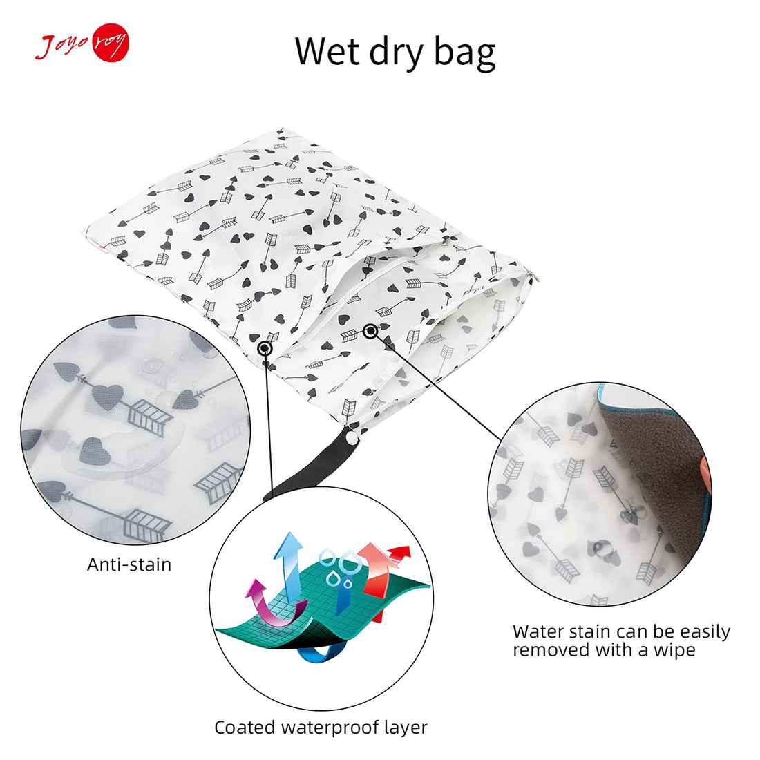 Joyo roy Yoga Bag Gym Bag Dry Bag Pump Bag Wet Dry Bags Wet Dry Bags for Diaper Bag Swimming Bag Waterproof Dry and Wet Separate Diaper Bag Baby Diaper Bag Wet Bag for Cloth Diapers Wet Bag