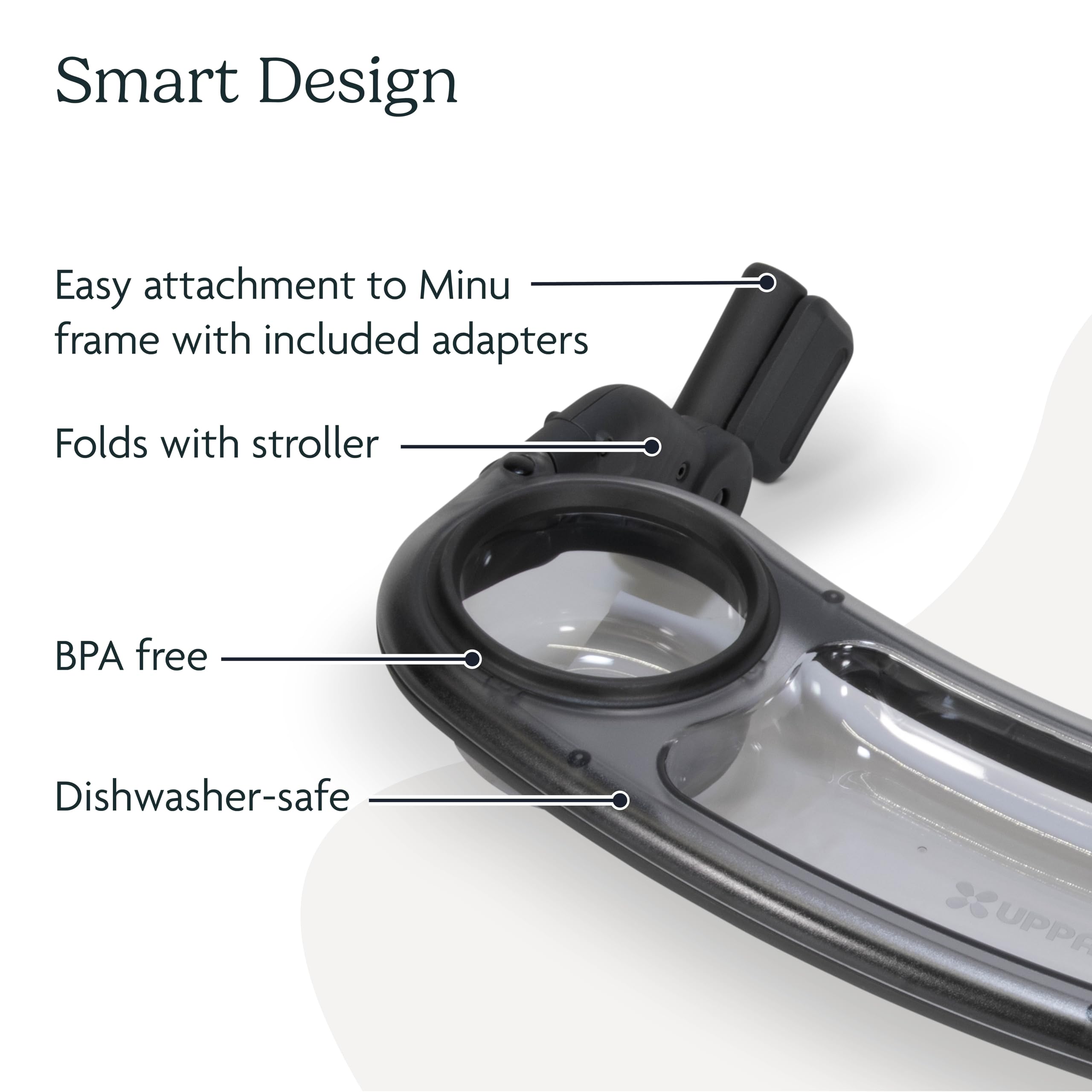 UPPAbaby Snack Tray for Minu + Minu V2 Stroller/Quick Attachment/Folds with Stroller