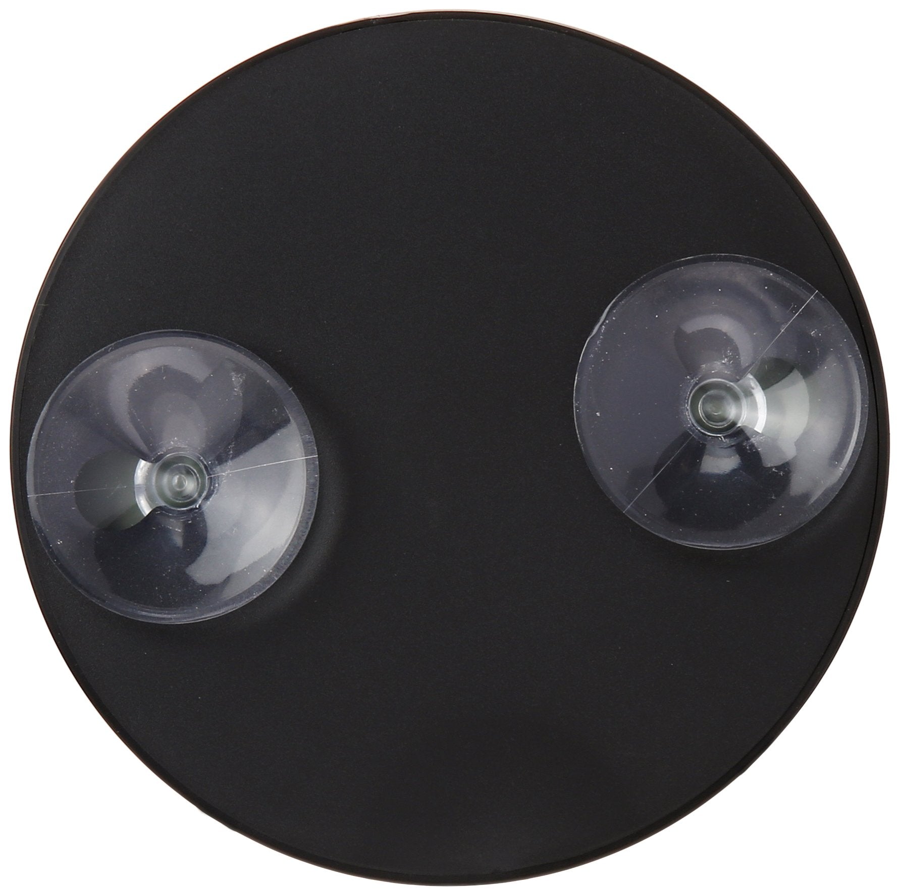Vanity Mirror with 2 suction cups. Has a powerful 12x magnification for a more intricate view. 5 DIAMETER. PERFECT FOR EYEBROW TWEEZING AND EASY TO TRAVEL WITH FOR EVERYDAY USE.