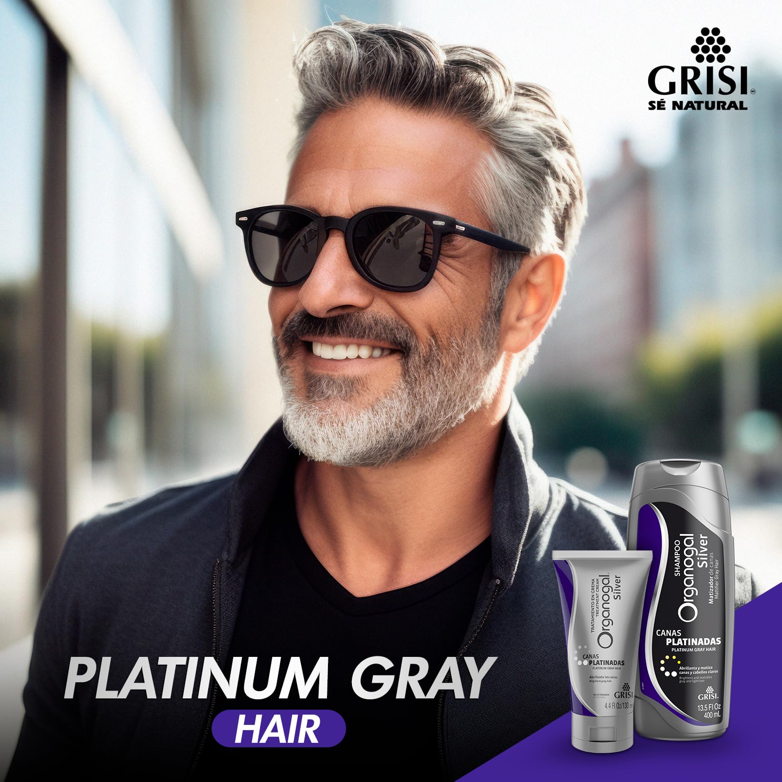 ORGANOGAL Grisi Tratamiento Silver Canas Platinador 2 Pack