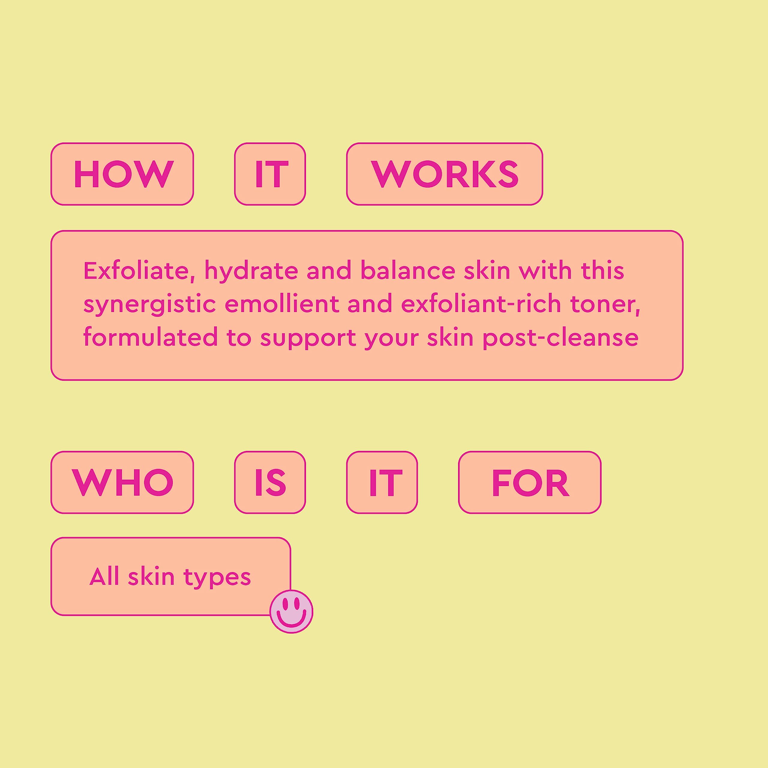 BYOMA Brightening Toner - Gently Exfoliating, Brightening Facial Toner with Lipids & Lactic Acid - Alcohol Free Toner - Brighten & Hydrate Skin - Barrier Repair Toner - 5.07 fl. oz