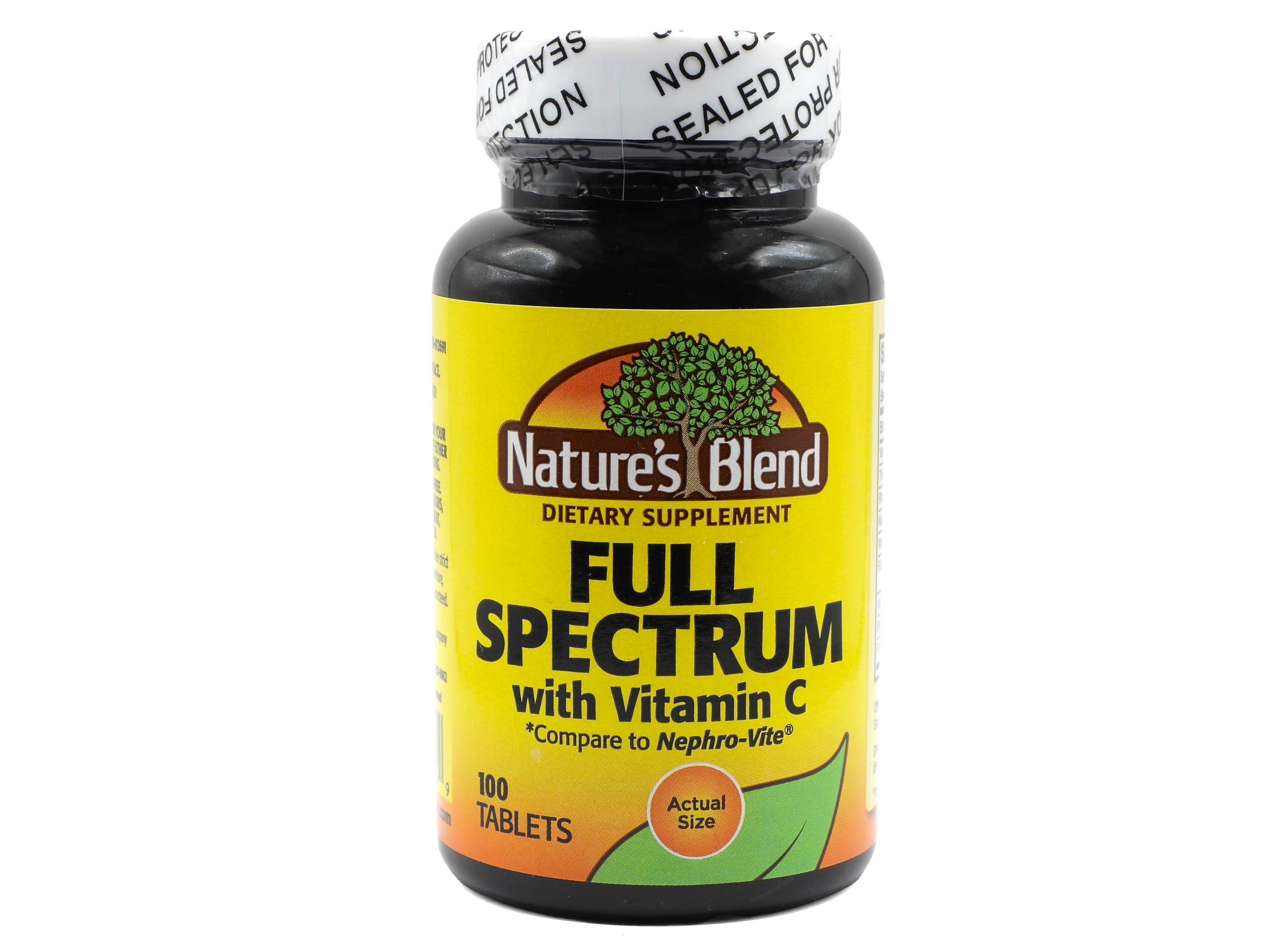 Nature's Blend Full Spectrum B with Vitamin C Powder, 100 Count (1269)