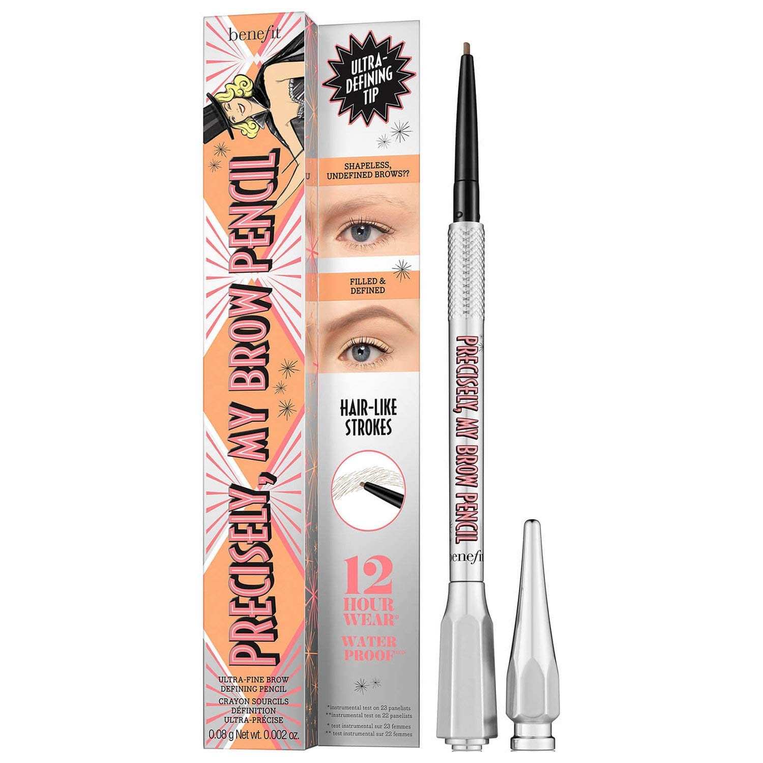 Benefit Precisely My Brow Pencil (Ultra Fine Brow Defining Pencil) - # 6 (Deep) 0.08G/0.002Oz