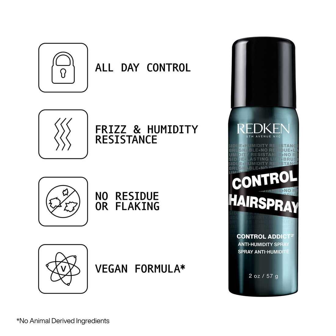Redken Control Addict 28 Extra High-Hold Hairspray (2.1 oz. Travel Size)
