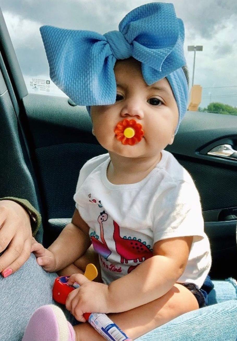 Steewarts Baby Girl Bow Headbands Newborn Hairband Baby Turban Knotted Elastic Headwrap for Toddler Hair Accessories (AA06-10PCS)