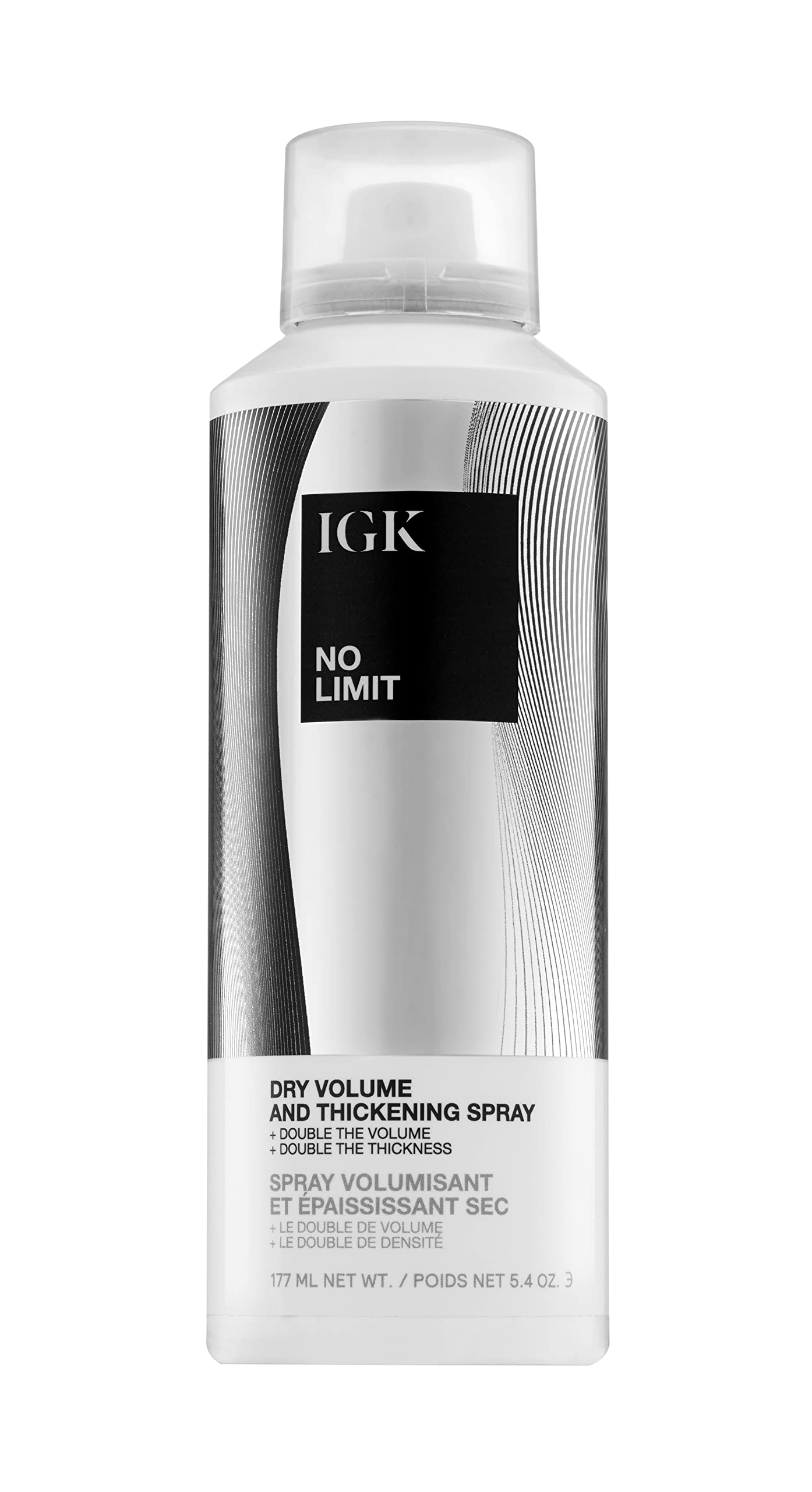 IGK NO LIMIT Dry Volume and Thickening Spray, 5.4 fl. oz.