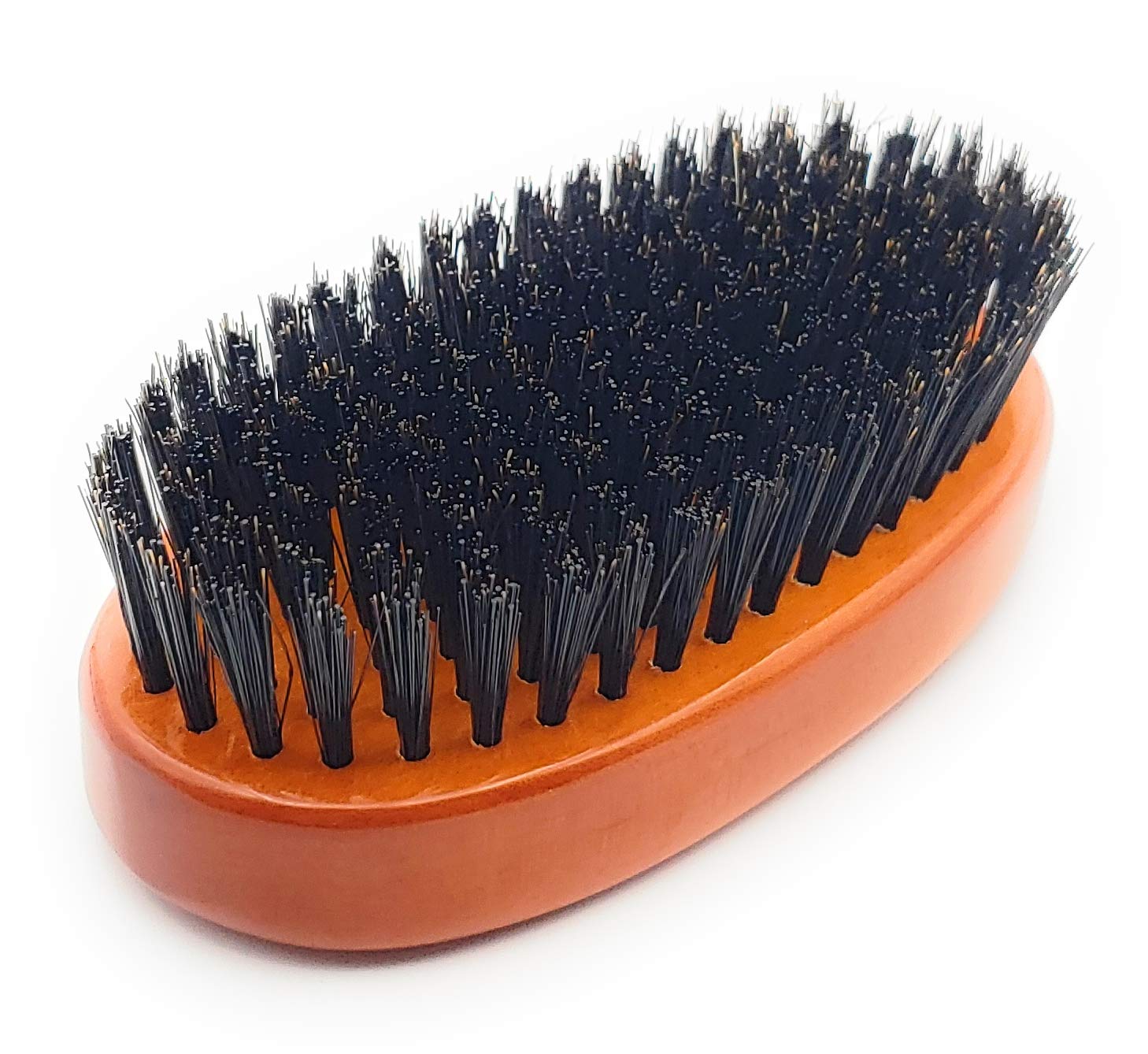 Verano Pro Boar Bristle 9-Row Reinforced Oval Palm Wave Brush #8451
