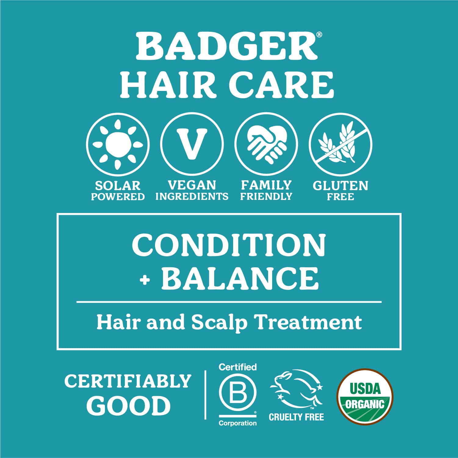 Badger Jojoba Hair Oil - For Dry Scalp