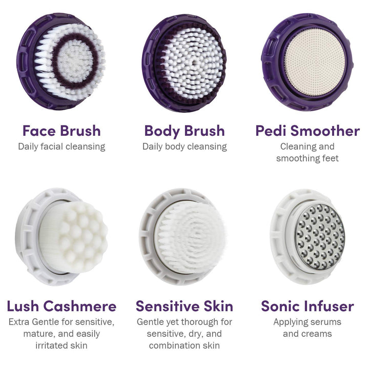 Face Brush Plum | Antimicrobial Soniclear Replacement Brush