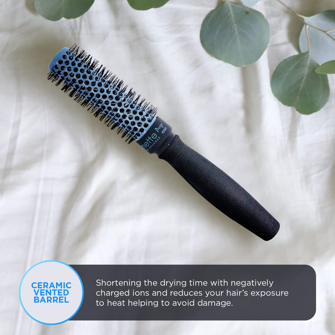 Spornette Prego Small Ceramic Round Brush #260