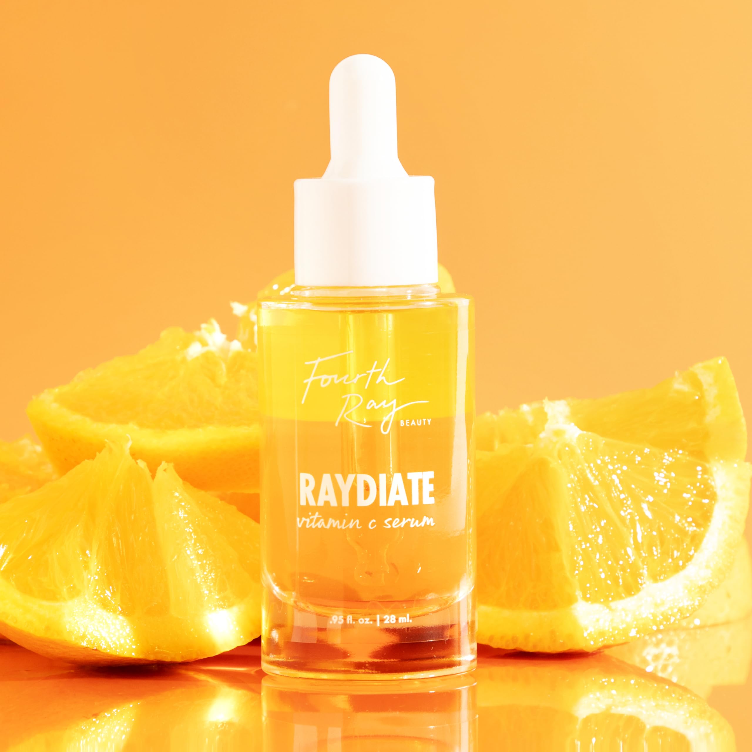 ColourPop Raydiate Vitamin C Serum - Bi-Phase Face Serum & Oil Enriched with Hyaluronic Acid, Turmeric & Camu Camu - Gives Complexion a Healthy, Luminous Dewy Glow (0.95 fl oz)