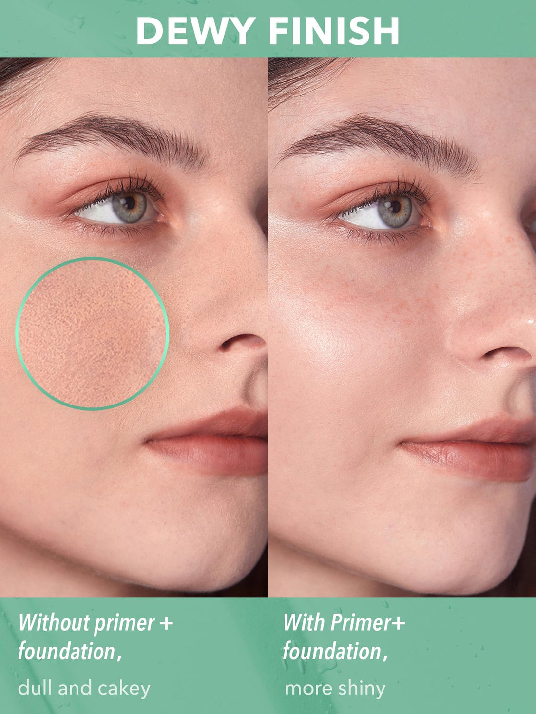 SHEGLAM Good Grip Hydrating Primer Oil Control Moisturizing Primer Gel Smooth Fine Lines Oil And Silicone-Free Face Primer-Green