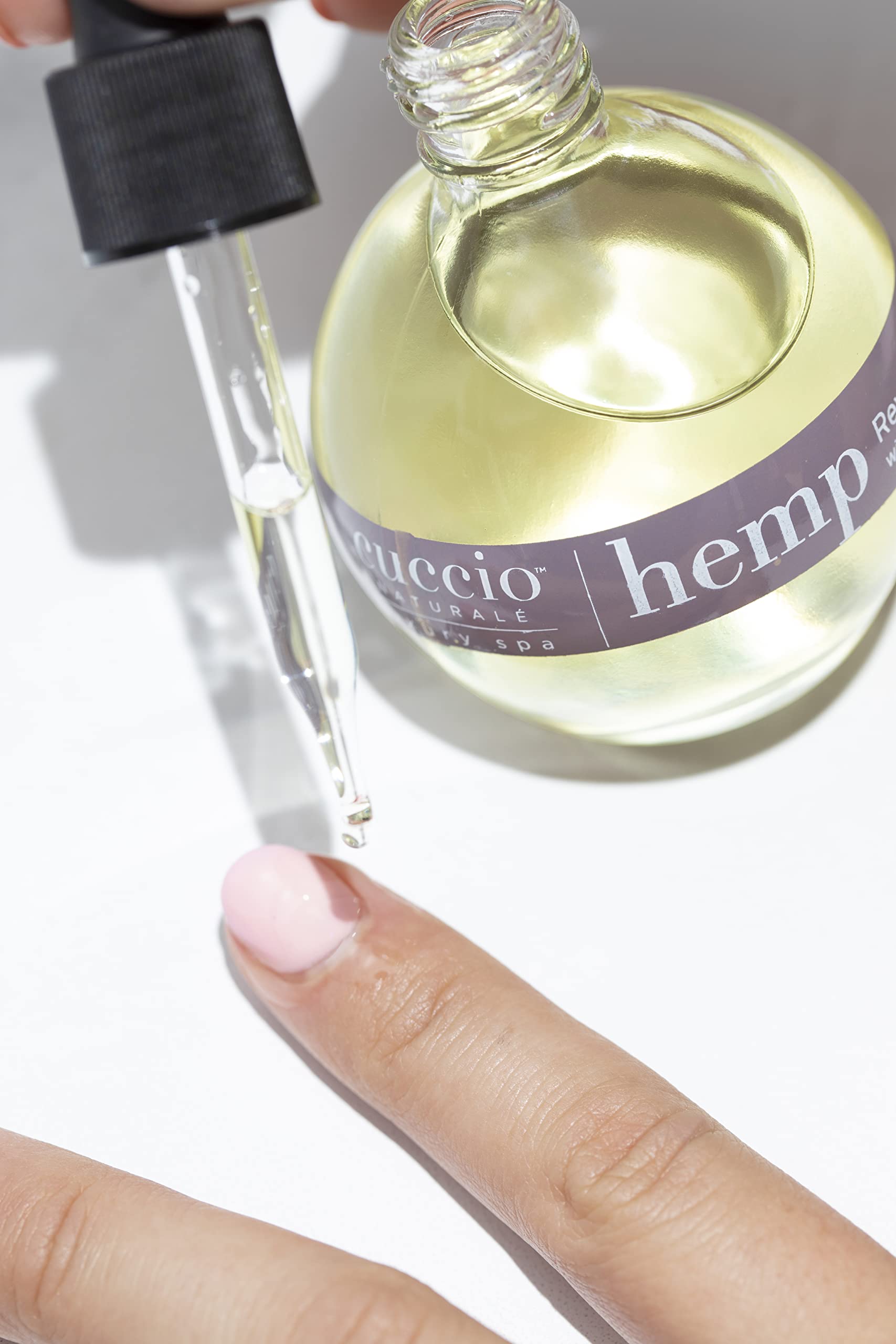 Cuccio Naturale Hemp Revitalizing Oil With Capuacu And Chia - Renewing Body Oil - Moisturizing Therapy To Repair Dry Skin - All Natural, Paraben Free Formula - Hands, Feet And Body - 2.5 Oz