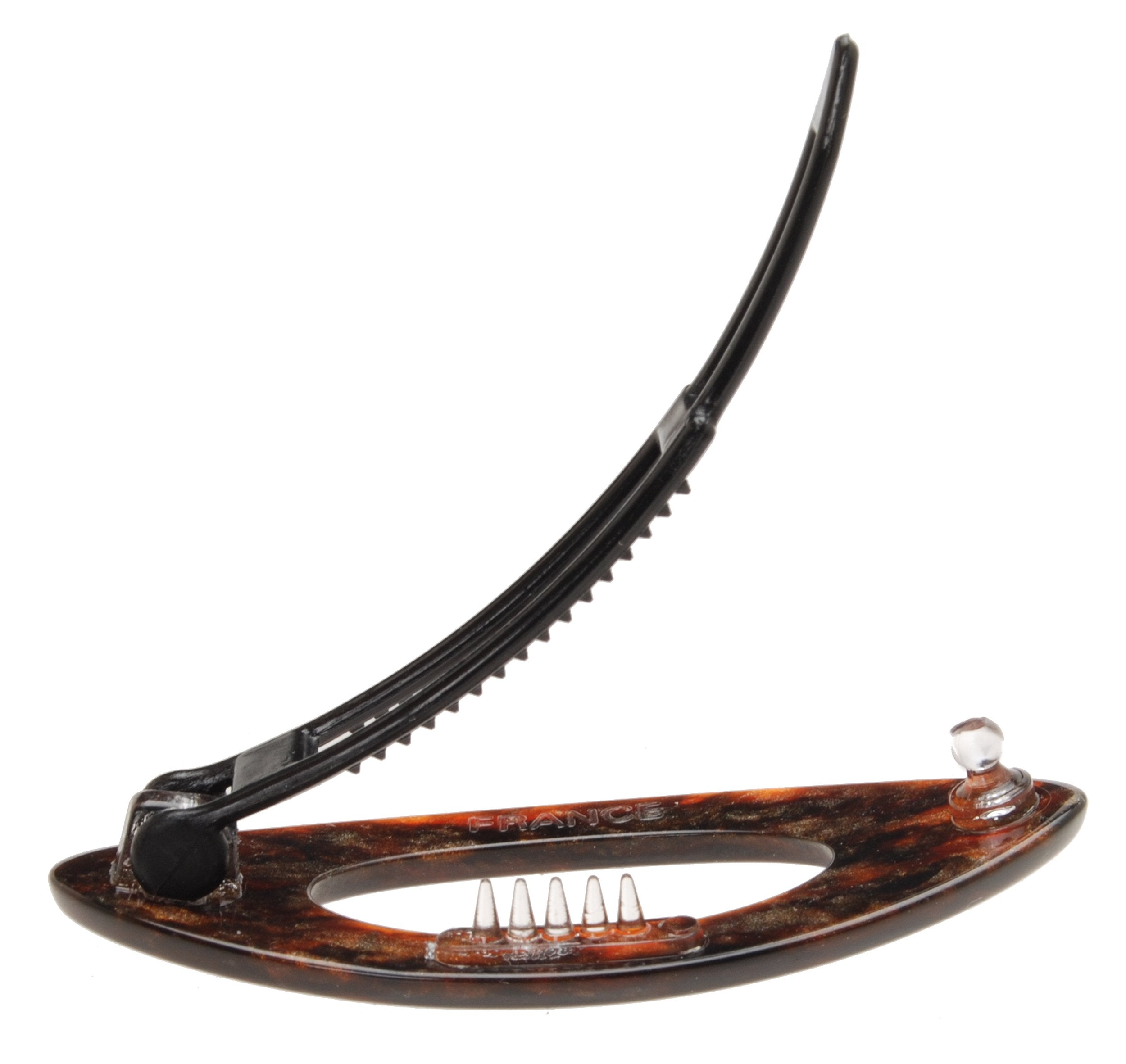 Mojave : France Luxe Mini Cutout Oval on Plastic Tige Boule Barrette - Mojave