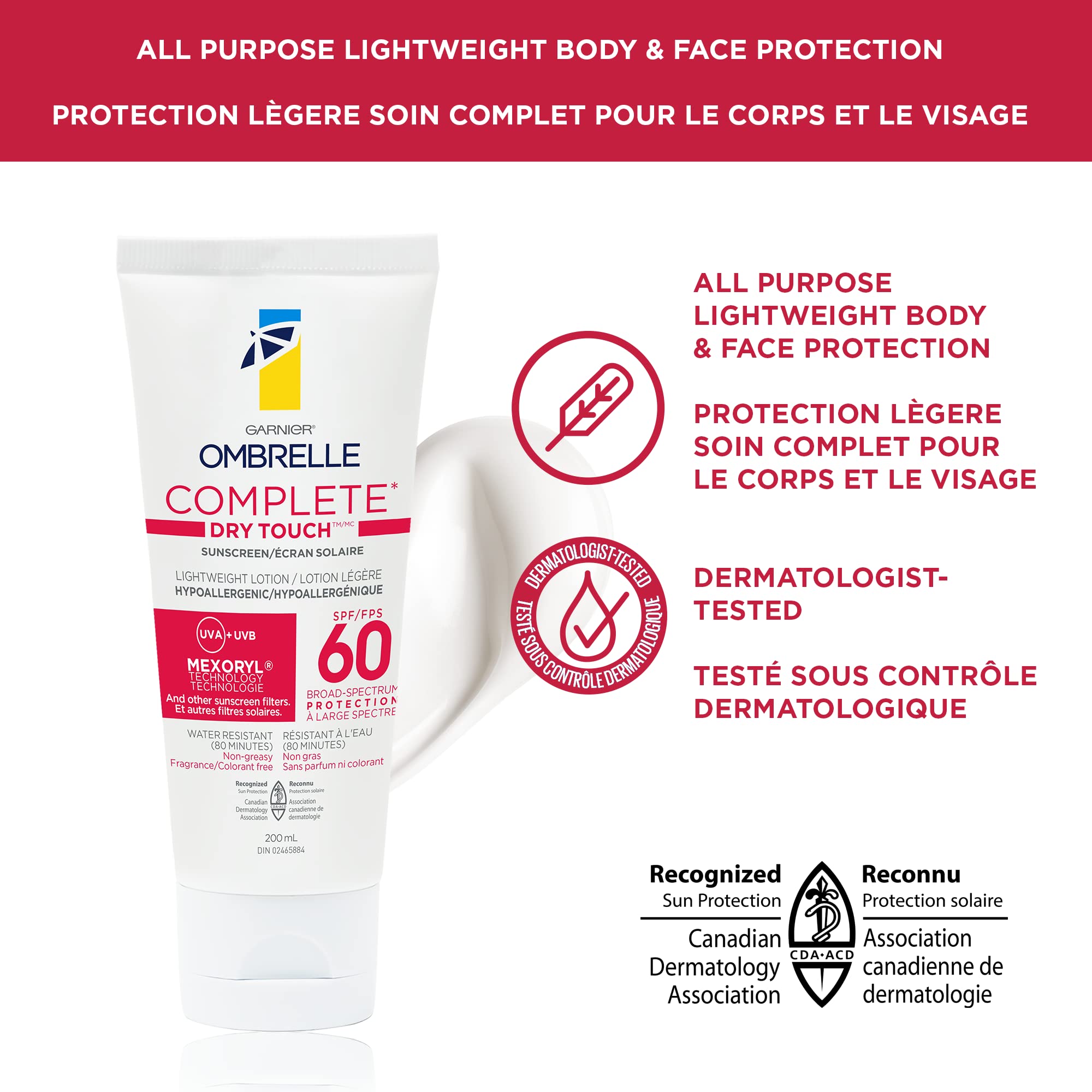 Garnier Ombrelle Complete Sensitive Advanced Spf 60 200 Ml