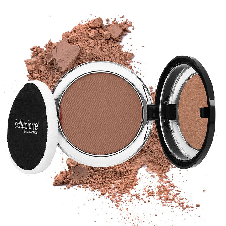 Bella Pierre Compact Mineral Blush in Amaretto, 0.35-Ounce