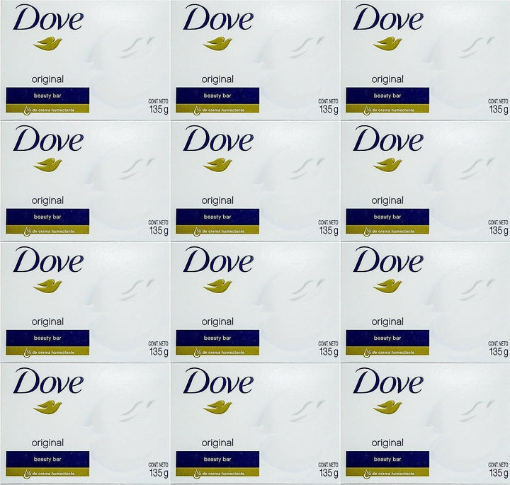 Dove White Cream Bar 4.75 Oz / 135 Gr (Pack Of 12)