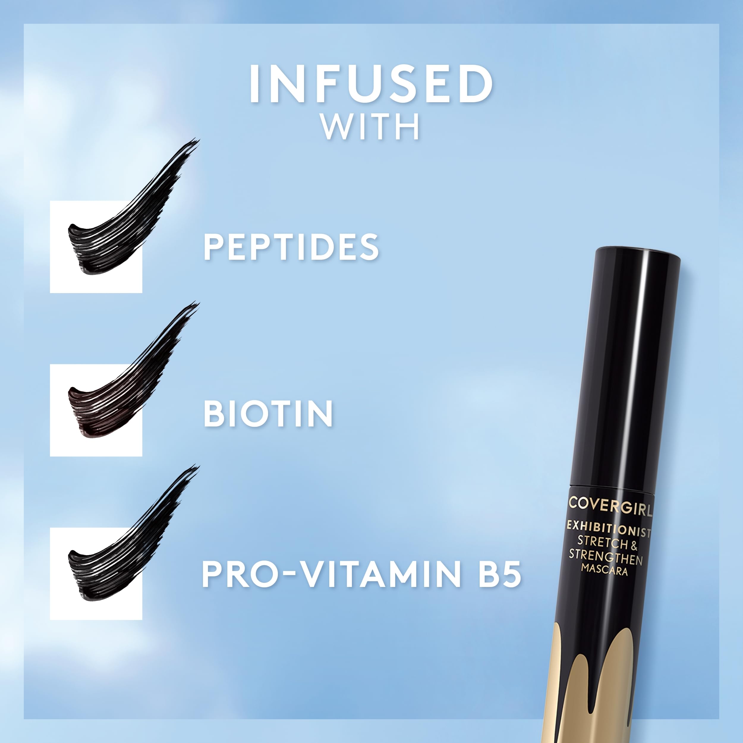 COVERGIRL Exhibitionist Stretch & Strengthen Mascara, Black