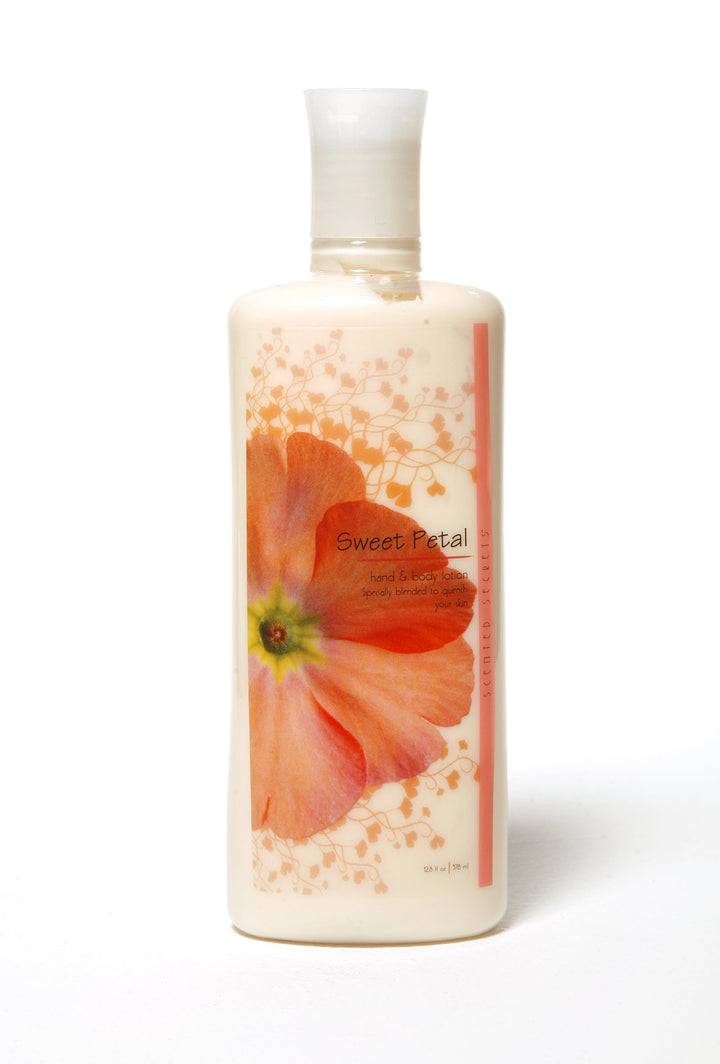 Sweet Petal : Scented Secrets Hand and Body Lotion, Sweet Petal, 12.8 Ounce