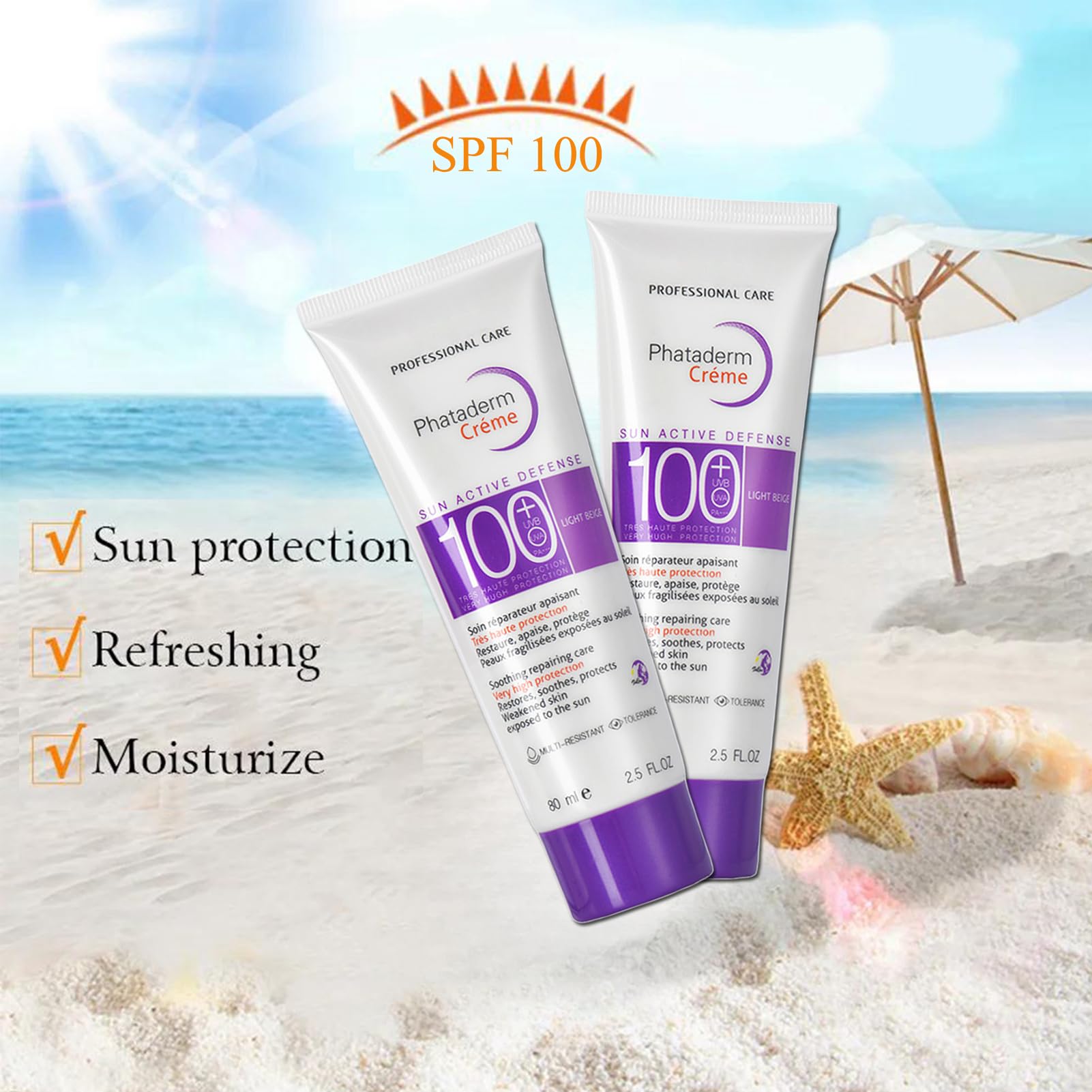 ASMAYSA Sport Sunscreen Spf 100-Sun Screen Protector For Face And Body-High Spf 100 Face Sunscreen-Sun Screen Protector For Face-Sunscreen Moisturizer With Road Spectrum Uva/Uvb