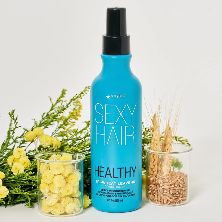 SEXYHAIR Healthy Tri-Wheat Leave In Conditioner, 8.5 fl. oz.