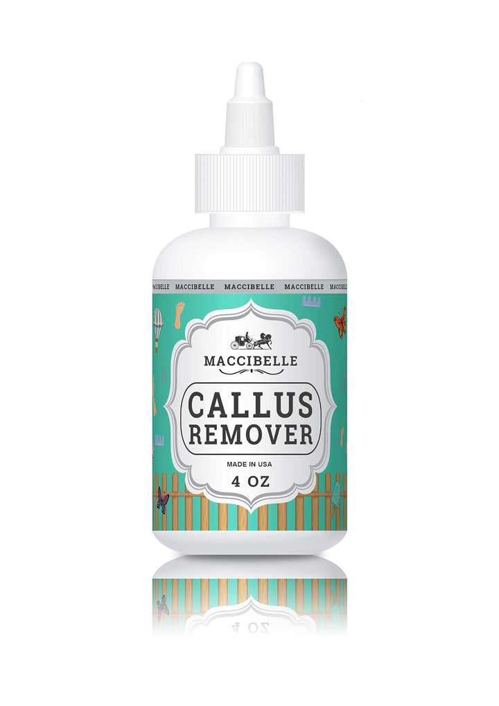 Maccibelle Callus Remover EXTRA STRENGTH Callus Eliminator For Feet, Professional Callus and Corn Eliminator Gel 4 oz