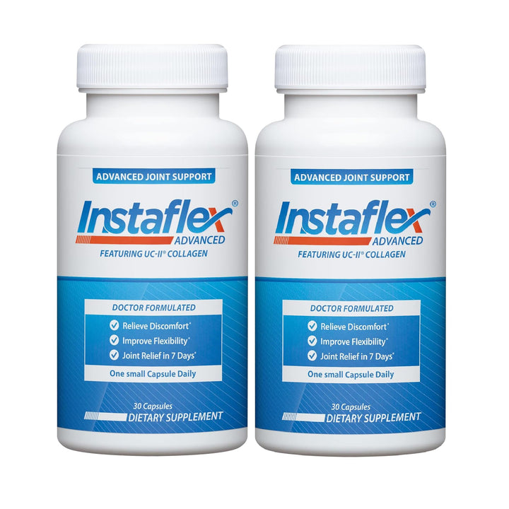 Instaflex Advanced Joint Support Nutritional Supplement Capsule with Doctor Formulated Joint Relief Supplement, Featuring UC-II Collagen & 5 Other Joint Discomfort Fighting Ingredients, 60 Ct