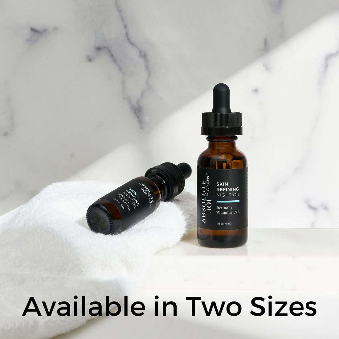 Retinol Oil Serum with Vitamin C, Skin Refining Night Oil for Fine Lines and Hyperpigmentation with Sensitive Skin Friendly Granactive Retinoid - Unscented - 0.5 Fl Oz Sample Size