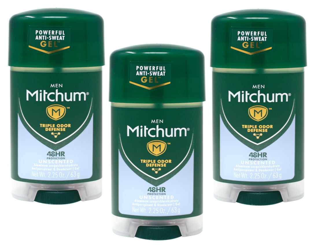 Mitchum Advanced Control Unscented Antiperspirant Deodorant 2.25 Oz (3 Pack)
