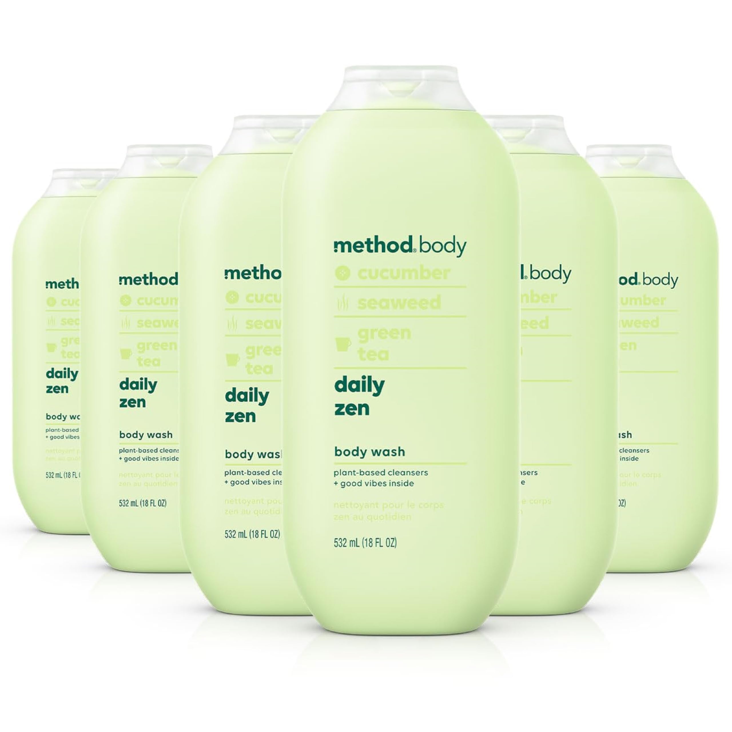 Method Body Wash, Deep Detox, 18 Ounce (6 Count)