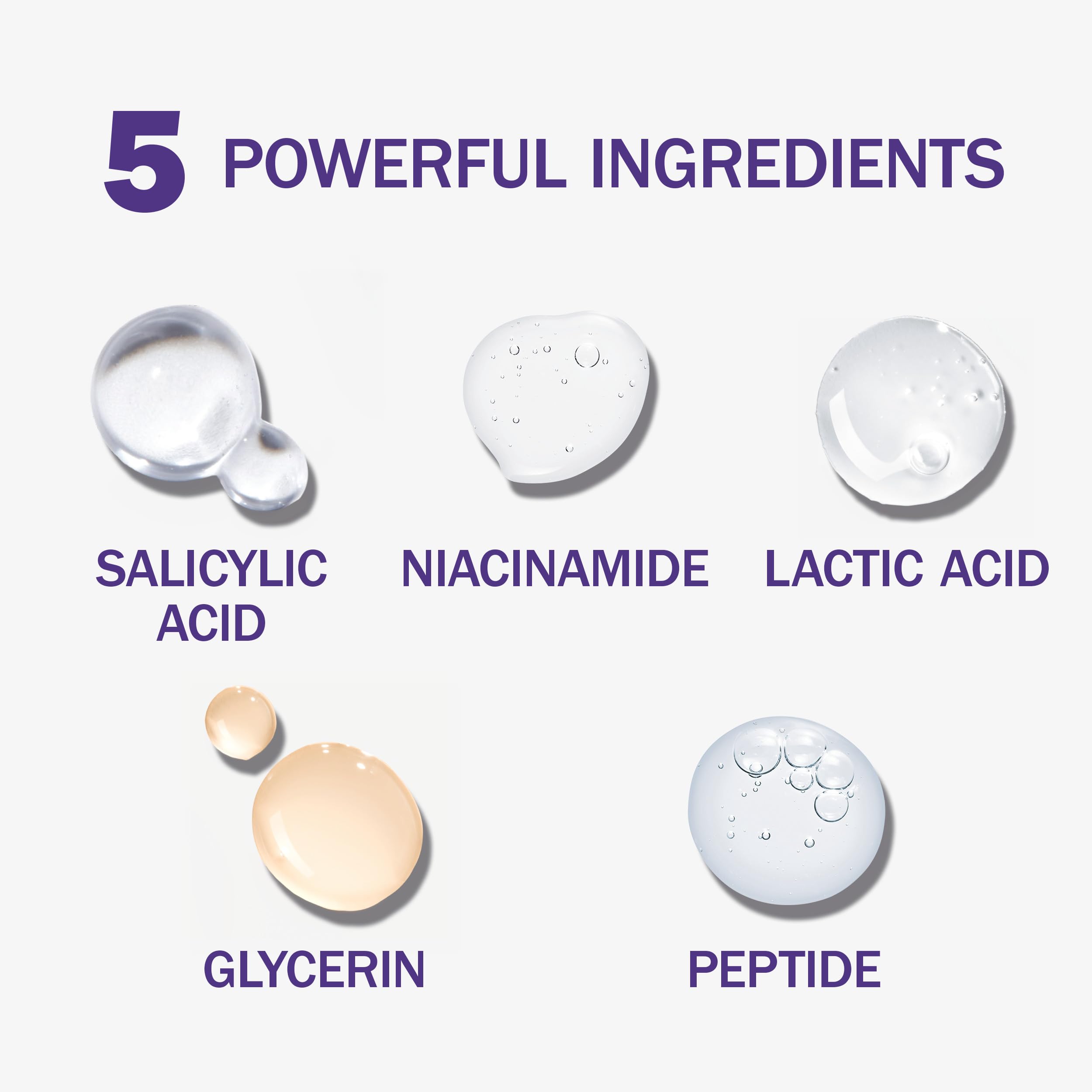 Olay Super Serum Night Repair for Face, Trial Size - Niacinamide, Peptide, Salicylic & Lactic Acid, Glycerin - Anti-Wrinkle, Dark Spot Reduction, Smooths Fine Lines, Skin Surface Renewal, 0.5 Oz