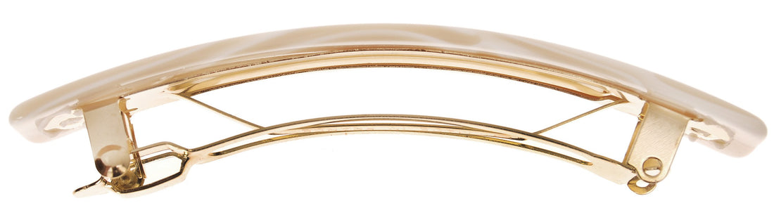 France Luxe Classic Rectangle Barrette Alba