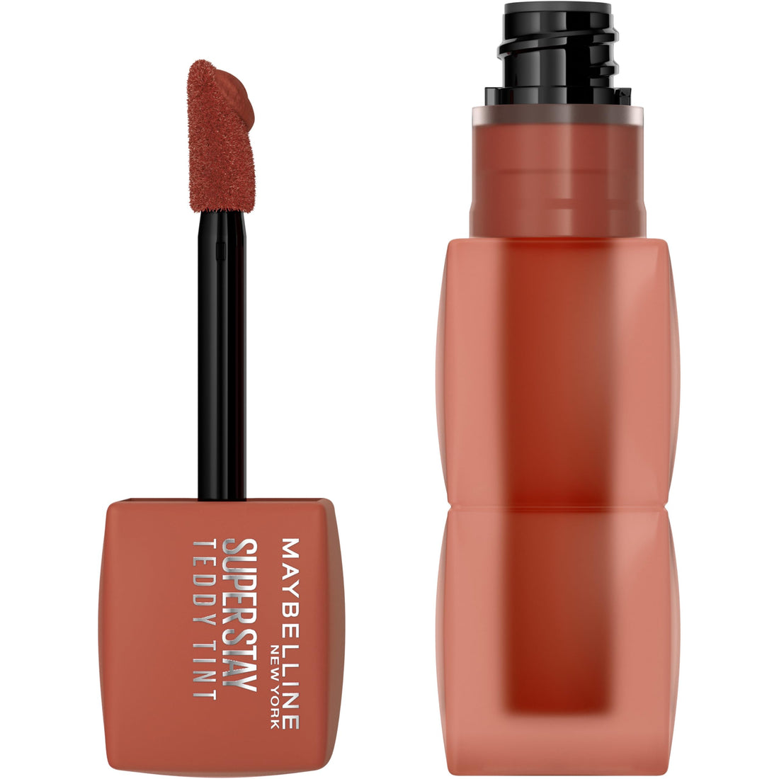 MAYBELLINE Super Stay Teddy Lip Tint, Long Lasting Matte Lipstick for Up To 12HR Wear, Faux Freckle, 1 Count